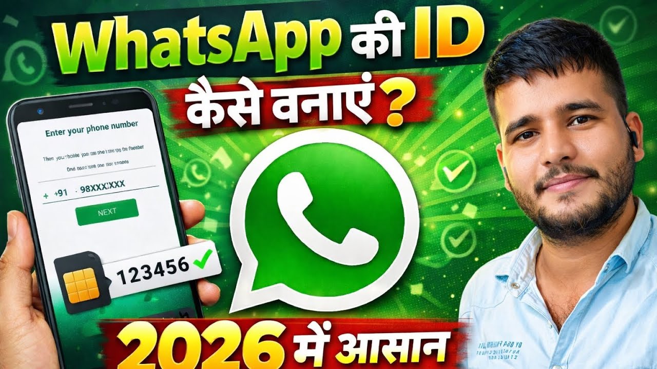 whatsapp ki id kaise banaen !! whatsapp ki id kaise banate hain #digitlink 