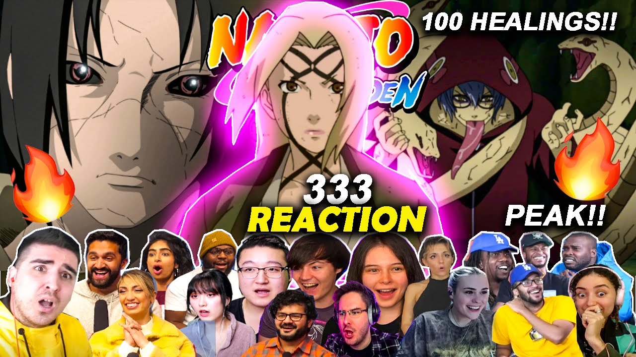 Tsunade 100 Healings!! Sasuke & Itachi Team Up!!😱🔥 Shippuden 333 Reaction Mashup