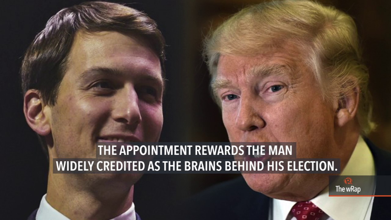 Trump names son-in-law senior White House advisor