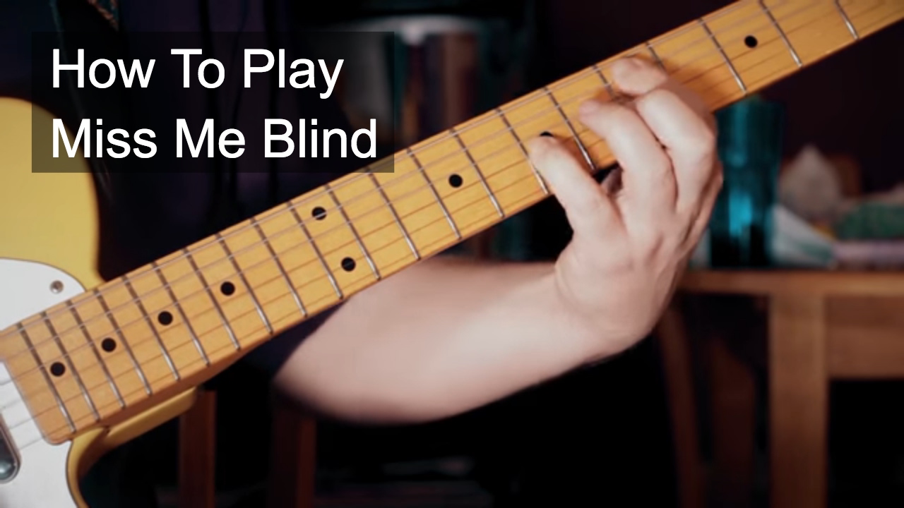 Урок игры на гитаре от Miss Me Blind Culture Club