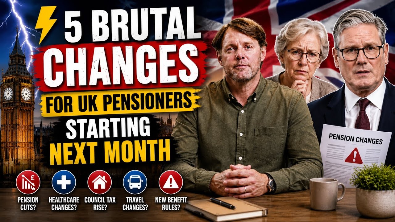 ⚡️5 BRUTAL CHANGES FOR UK PENSIONERS STARTING NEXT MONTH