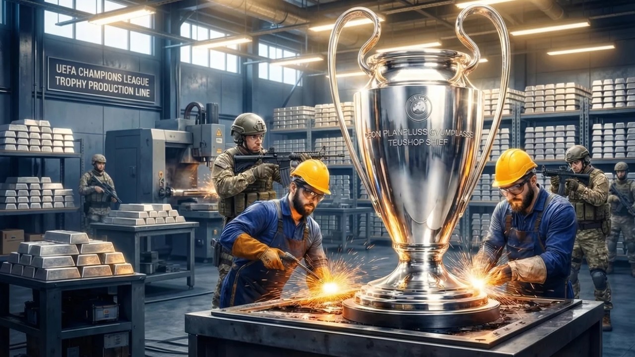 Inside the Champions League Trophy Factory: How the “Big Ears” Cup Is Made (Full Process)