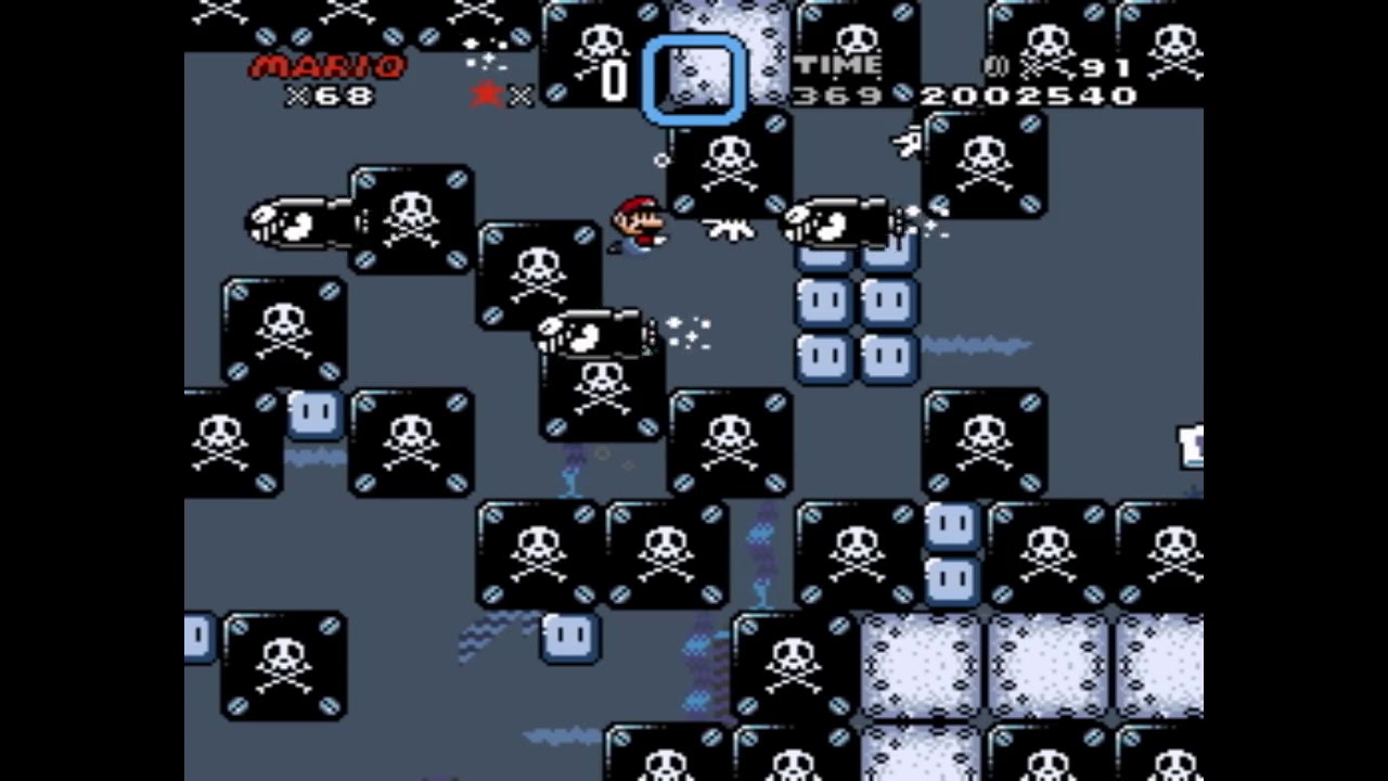 Super Mario World -The Master Courses: Stupid Water Level 2nd half