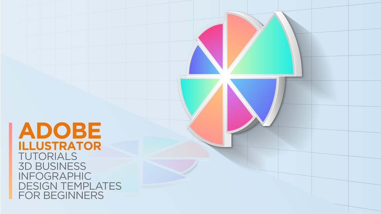 adobe illustrator tutorials 3d business infographic design templates for beginners