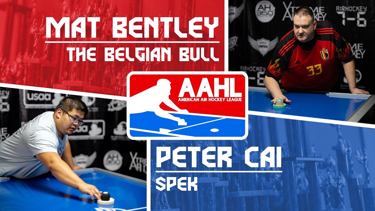 Peter Cai VS Mat Bentley | Full Game Highlights | Air Hockey Pro League 2024