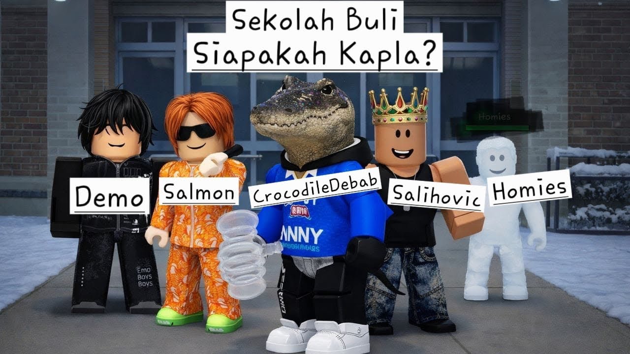 Crocodile Debab Lawan Semua Pembuli Yang Suka Buli Orang Baik😡! (Roblox Malaysia🇲🇾)