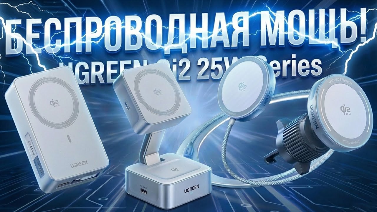 БЕСПРОВОДНАЯ МОЩЬ! ⚡️ ТОП 5 новинок UGREEN, которые меня удивили
