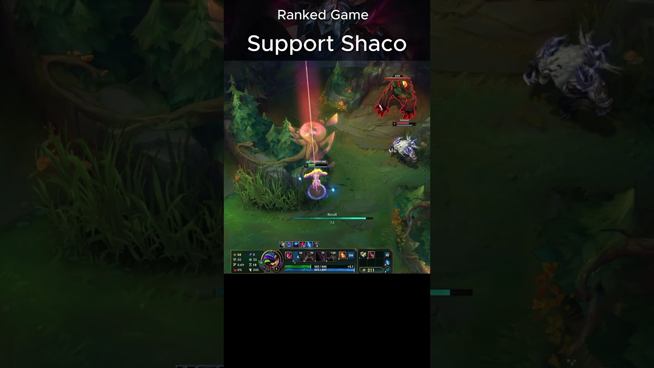 (Part 4) Shaco Support Lvl 1  invade broke Voli's brain  #shaco #leagueoflegends