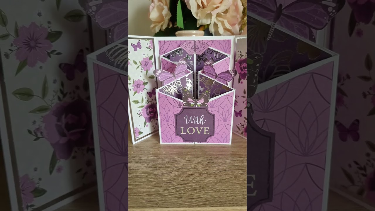 carte pop up #carterie #popup #scrapbooking #tutorial #tutoriel #diy #simple #carte #love