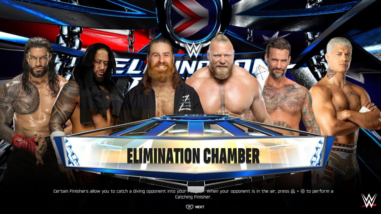 WWE 2K25 6-Man Elimination Chamber- KYA LGTA H KON JITEGA 😍#shorts #viral #trending 