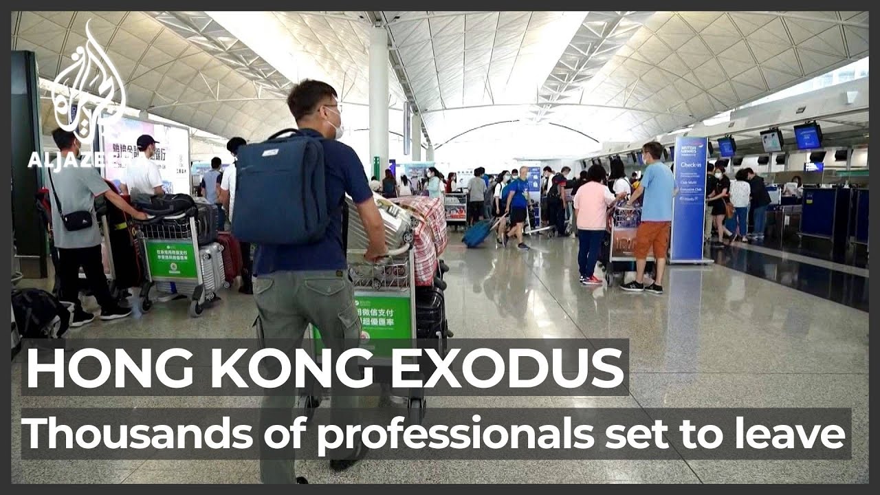 Hong Kong exodus: Thousands of professionals set to leave