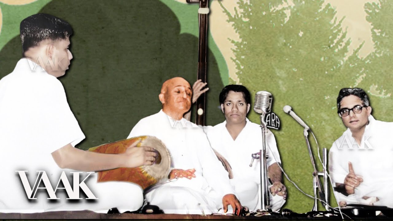 Semmangudi Srinivasa Iyer | December Season at The Music Academy, Madras, 1963 | #CarnaticTrio
