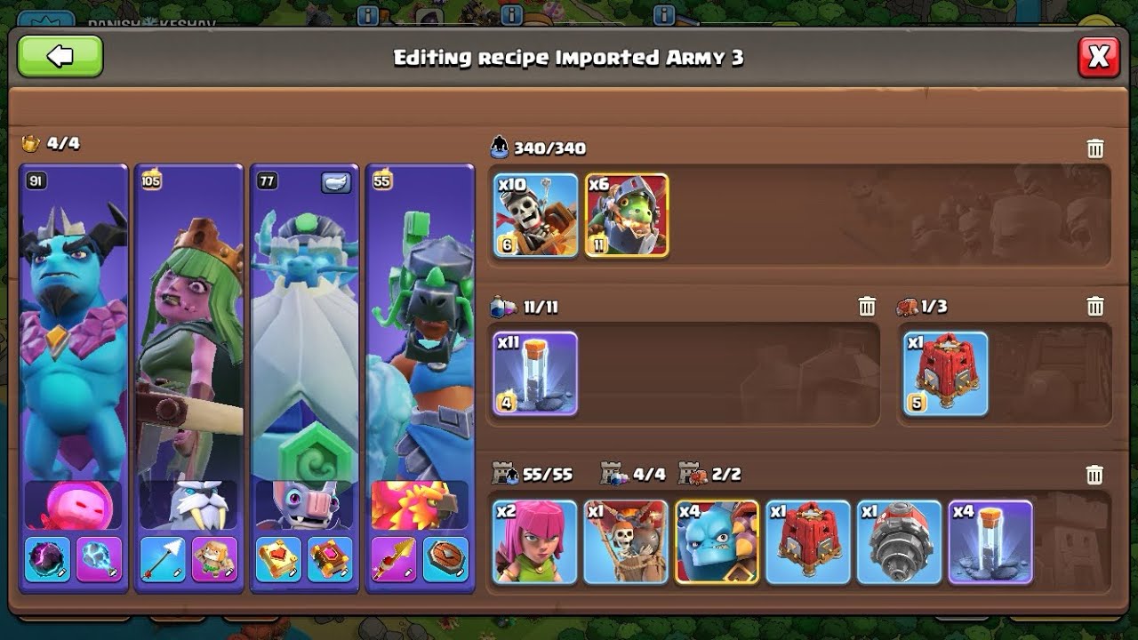 Dragon rider + inferno drag + totem | this army is so good & easy to use !