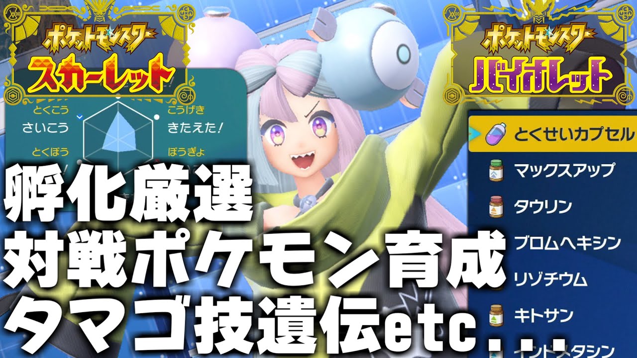 【レイド周回必須】クリア後にやるべき対戦育成！必要な手順やアイテムを全部紹介します！！【ポケモンSV】