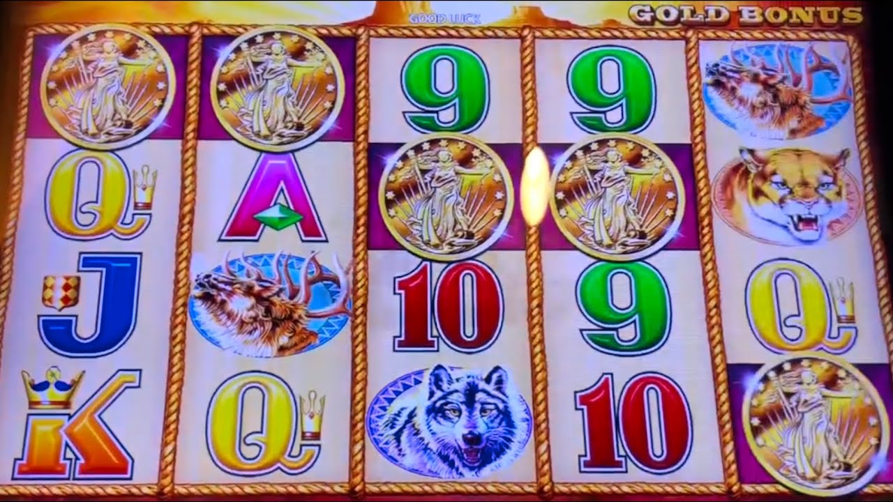 MUST SEE: FIVE COIN RETRIGGER! 🦬 BUFFALO GOLD SLOT MACHINE! #slots #casino #gambling 5 coin trigger