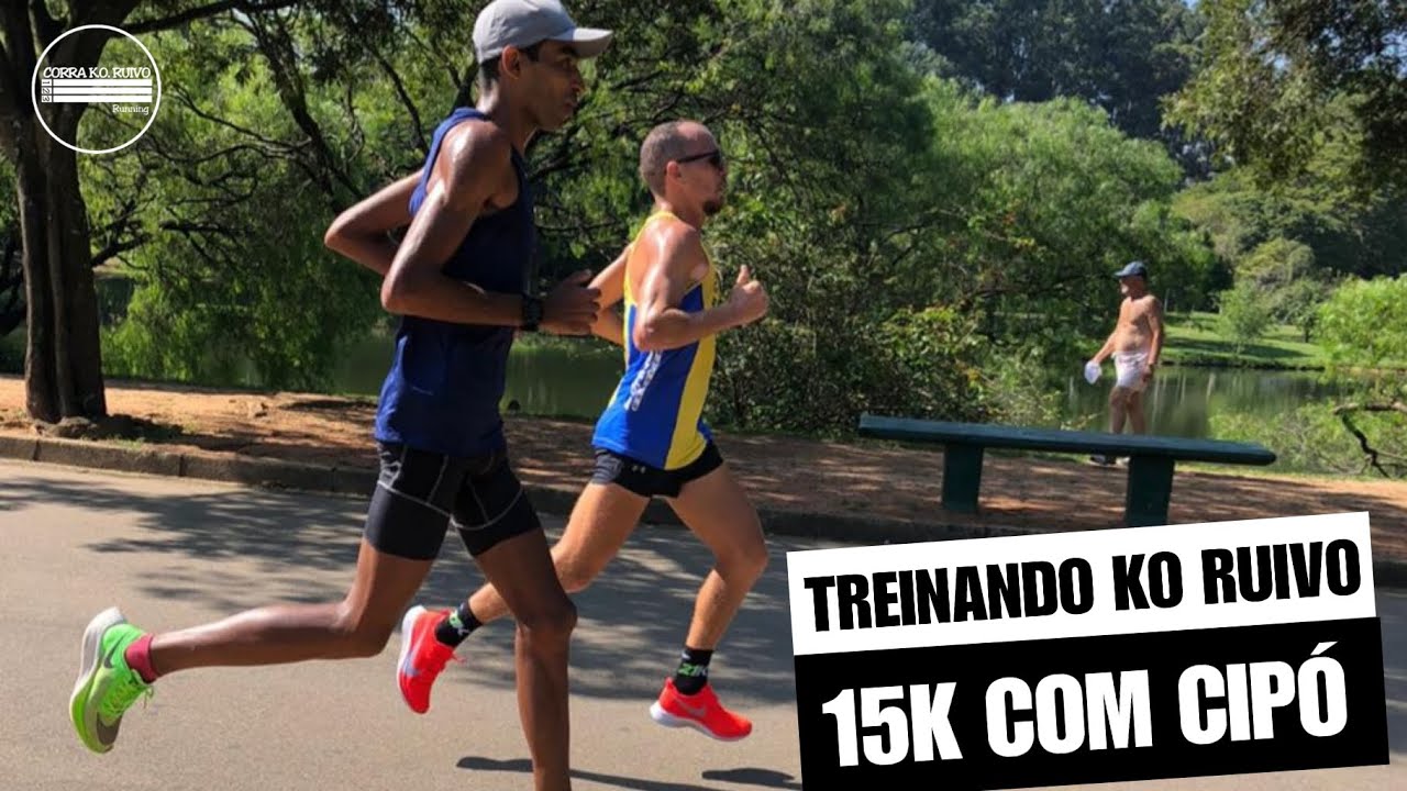 TREINANDO K.0. RUIVO | 15K COM O CIPÓ + ENTREGA VAPORFLY