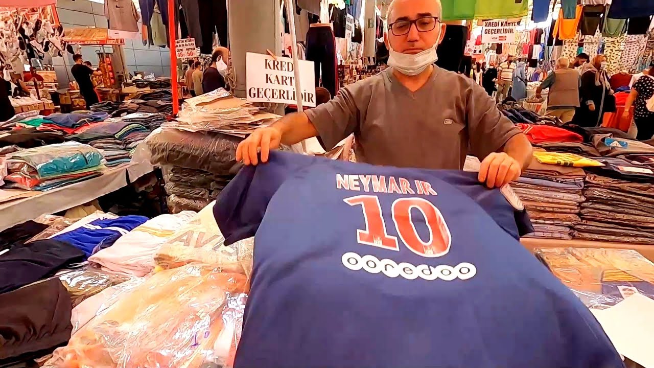 $7 Football Jersey Istanbul Street Market ⚽