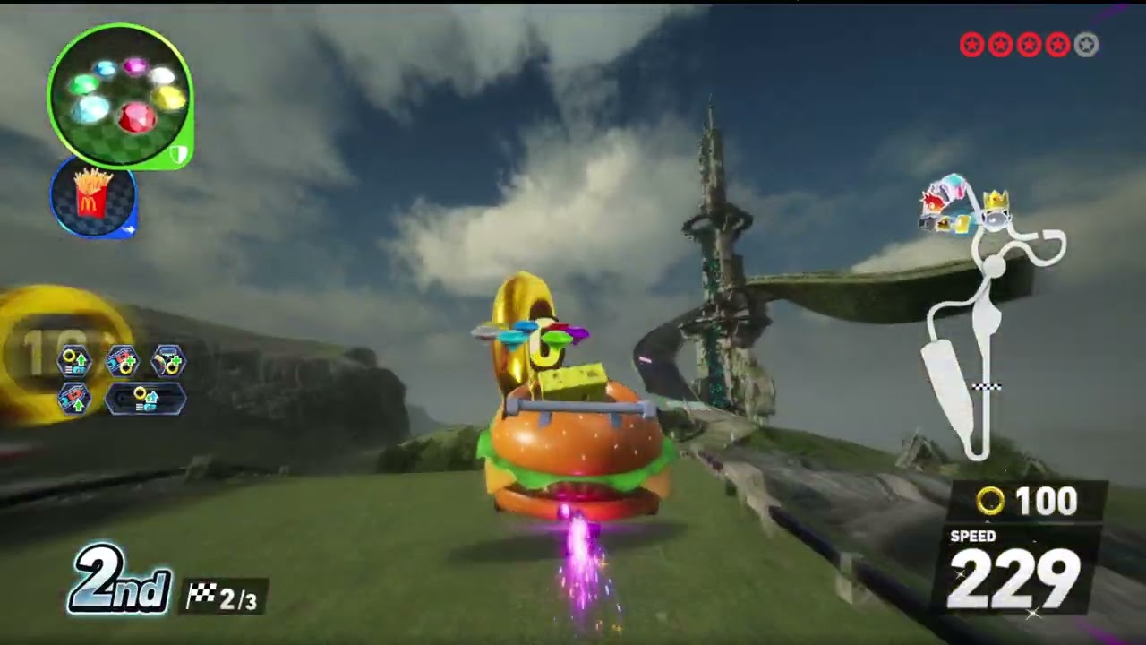 Sonic Racing CrossWorlds: Pumpkin Cup but with mods
