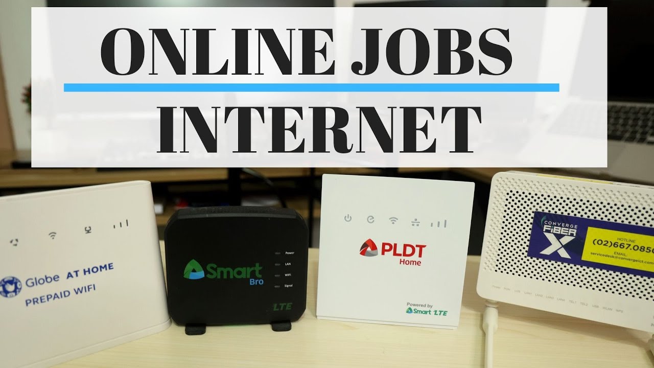 Best Internet for Online Jobs - Prepaid Wifi ( Globe / PLDT / SMART) - Converge / Fiber