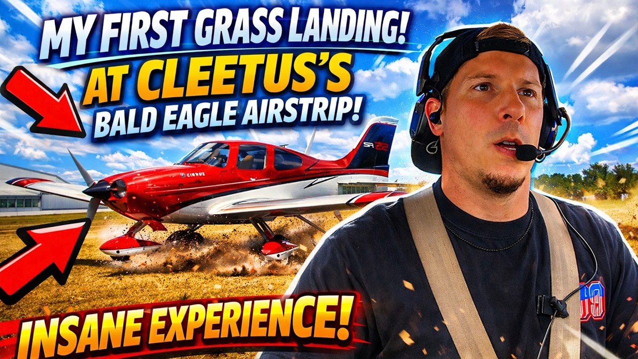 AIR: My First Grass Landing and at BALD EAGLE!