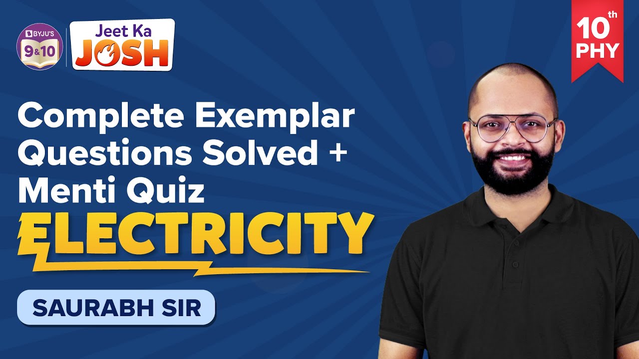 Electricity Class 10 Science (Physics) NCERT Exemplar Questions Menti Quiz | CBSE Class 10 Boards