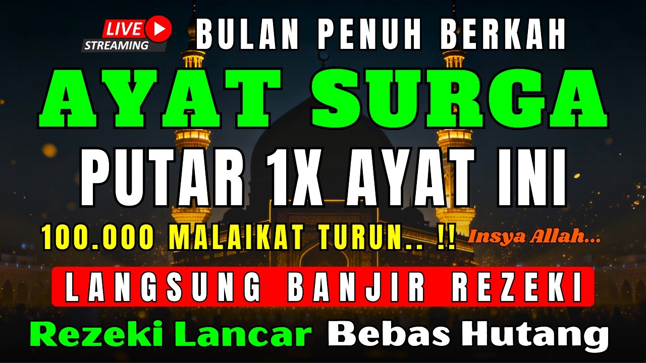 KUNCI REZEKI LANCAR.. !! Dzikir Pagi & Petang Nabi Muhammad SAW | أذكار الصباح | Ketenangan Hati