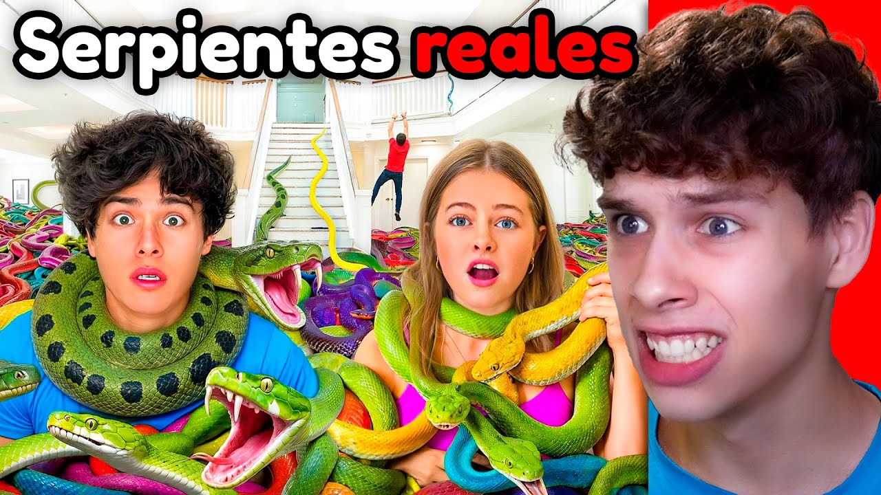 LLENÉ TODA MI CASA de SERPIENTES