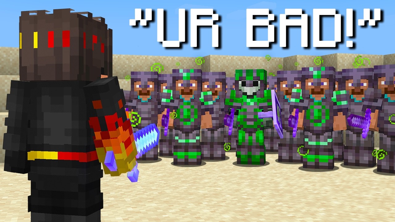 SOLO Player VS Toxic Minecraft Clan
