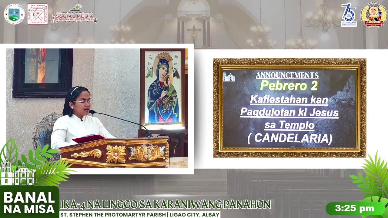 Banal na Misa | IKA-4 NA LINGGO SA KARANIWANG PANAHON