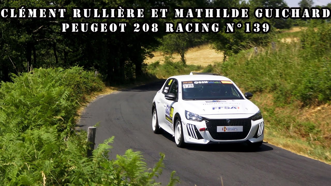 Rallye du Rouergue 2025 - Peugeot 208 Racing N°139 - Clément RULLIÈRE et Mathilde GUICHARD