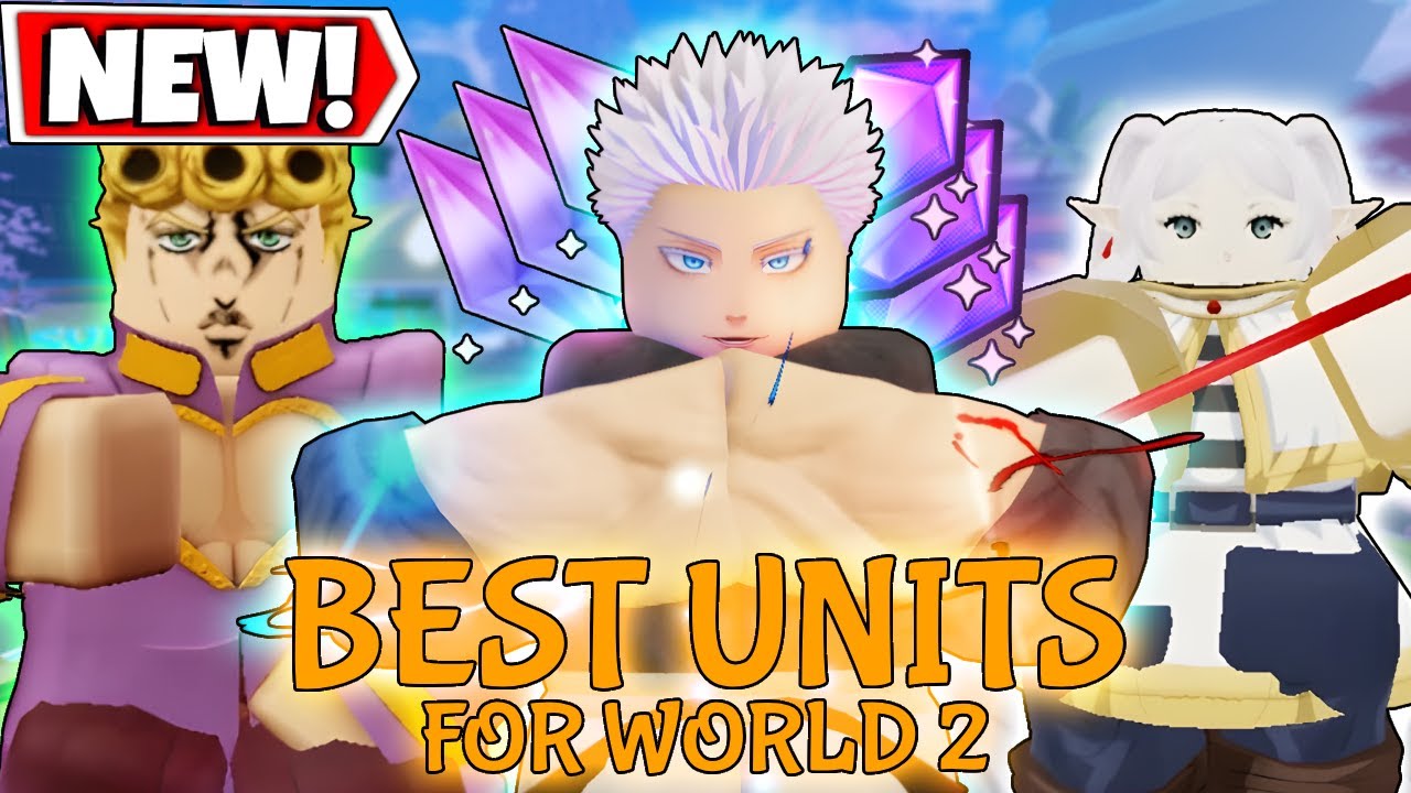 Best beginner units for world 2 and methods (updated tips and tricks) || Anime Last Stand