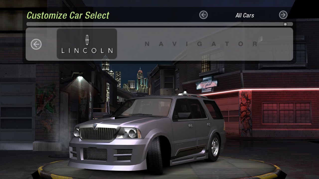 Need for Speed: Underground 2. SUV EDITION. Lincoln Navigator customization and race.