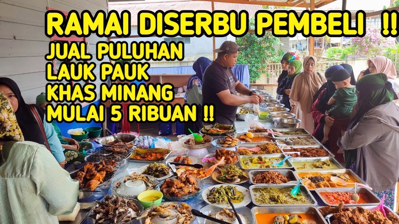 JUAL PULUHAN MASAKAN MINANG MURAH DAN ENAK DI KEDAI NASI PAK GURU !!