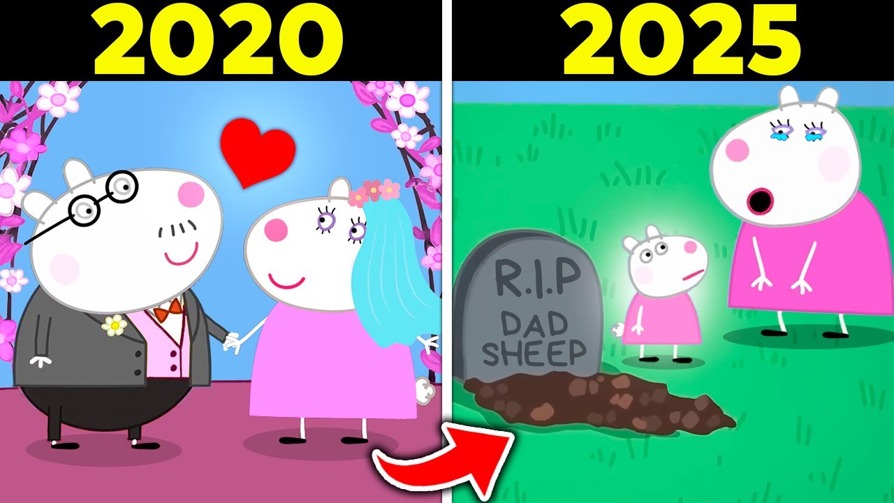 ALL About the HIDDEN PAST of the Sheep Family! (Suzy Sheep & Peppa Pig)