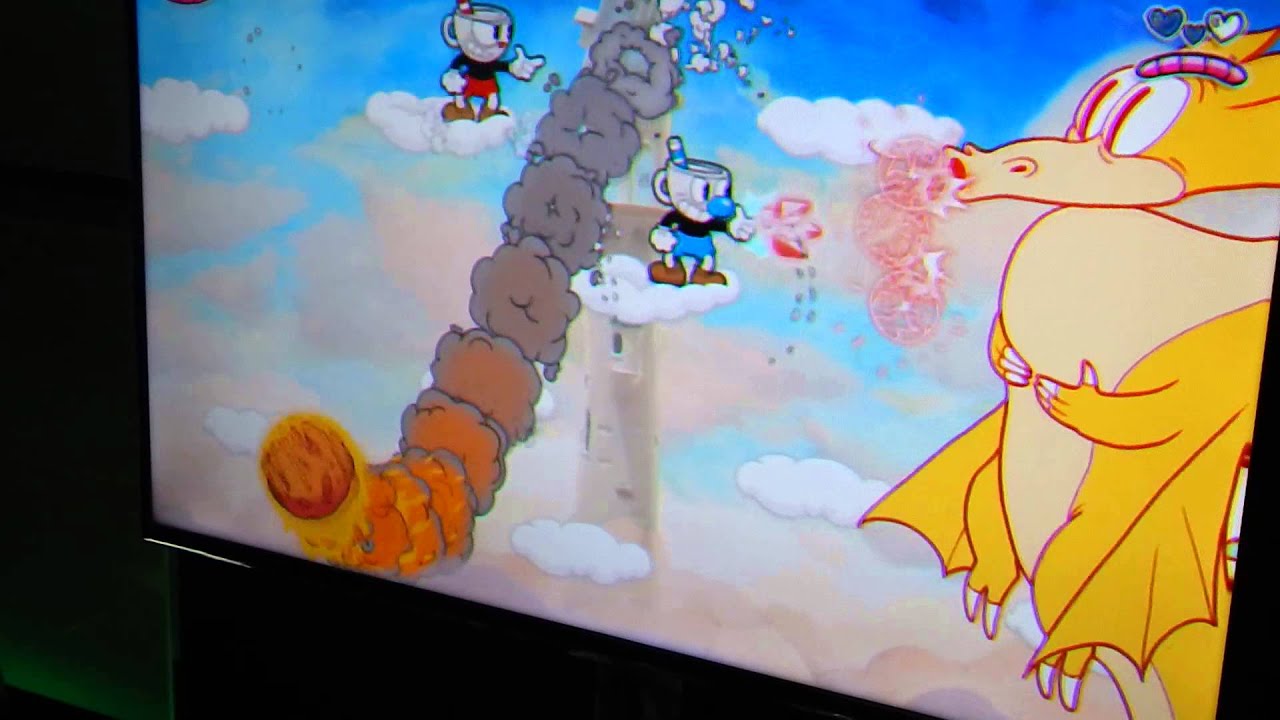 E3 2015   Cuphead Dragon Boss