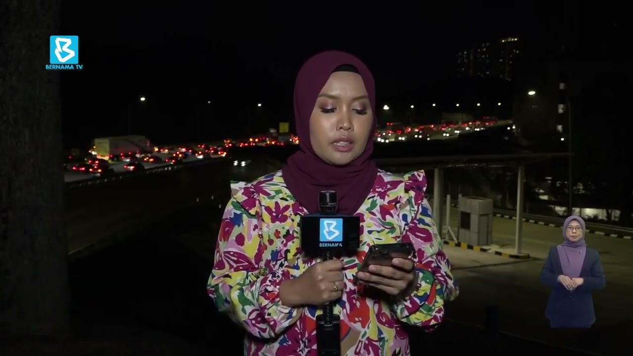 Aliran Trafik : Langsung dari Hentian Rawat dan Rehat Sungai Buloh