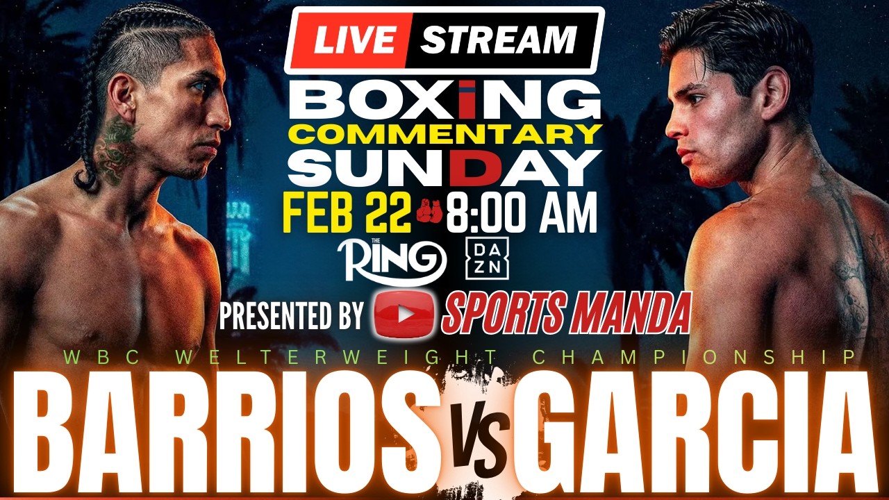 🔴LIVE! Mario Barrios vs Ryan Garcia Full Boxing Commentary │ WBC Welterweight Championship