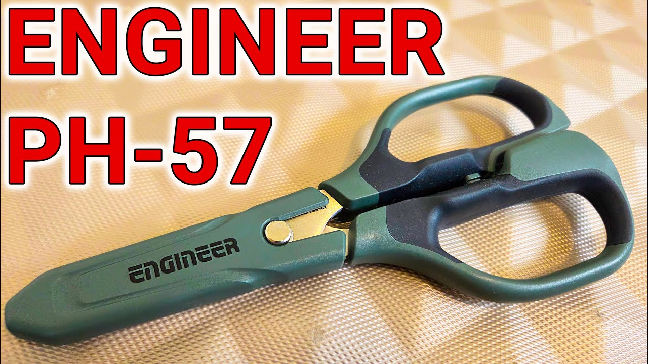Engineer PH 57 Tetsuwan Scissors made in Japan large material destroyers