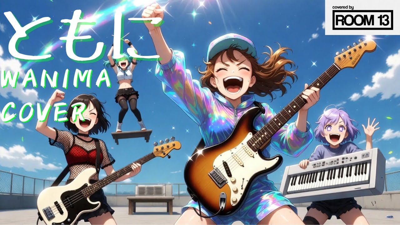 ともに / WANIMA - Cover 【Room 13】| 【スライドアニメMV】最高の応援ソングピアノポップにカバーしてみた✨✌️