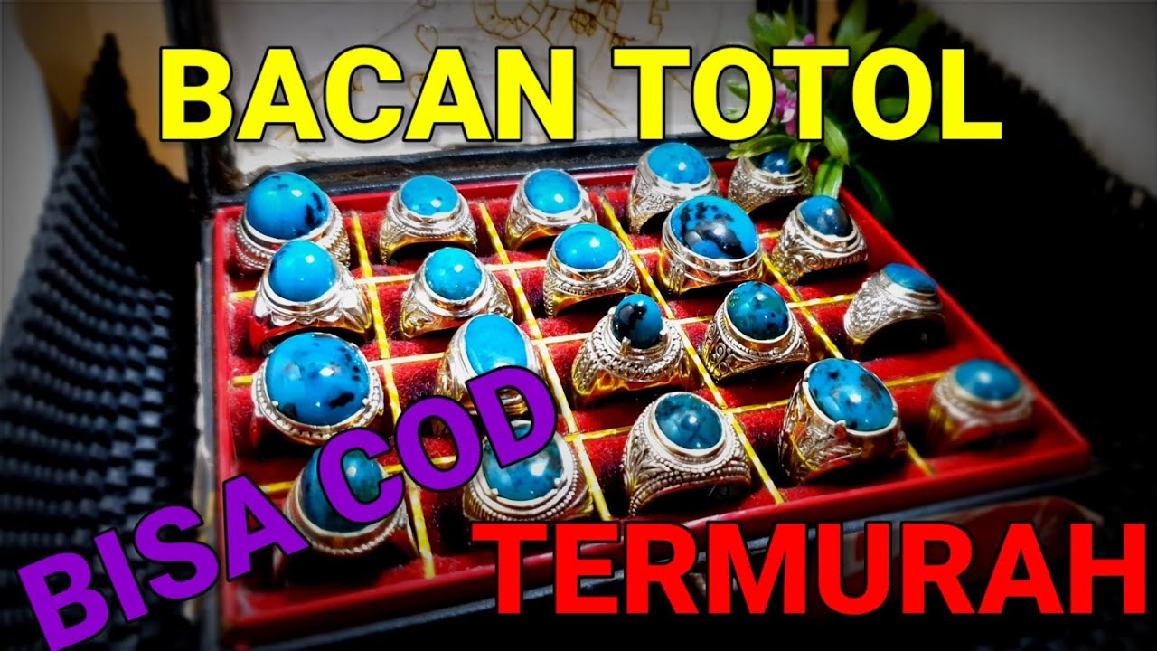 CINCIN BATU BACAN TOTOL DENGAN HARGA TERMURAH❗PALING LARIS DI CIAMIS GEMSTONE😘