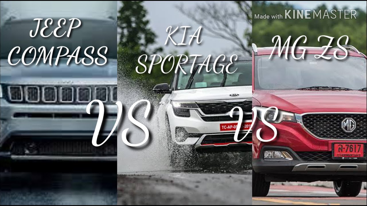 JEEP COMPASS VS KIA SPORTAGE VS MG ZS CRASH TEST ( EURO NCAP)