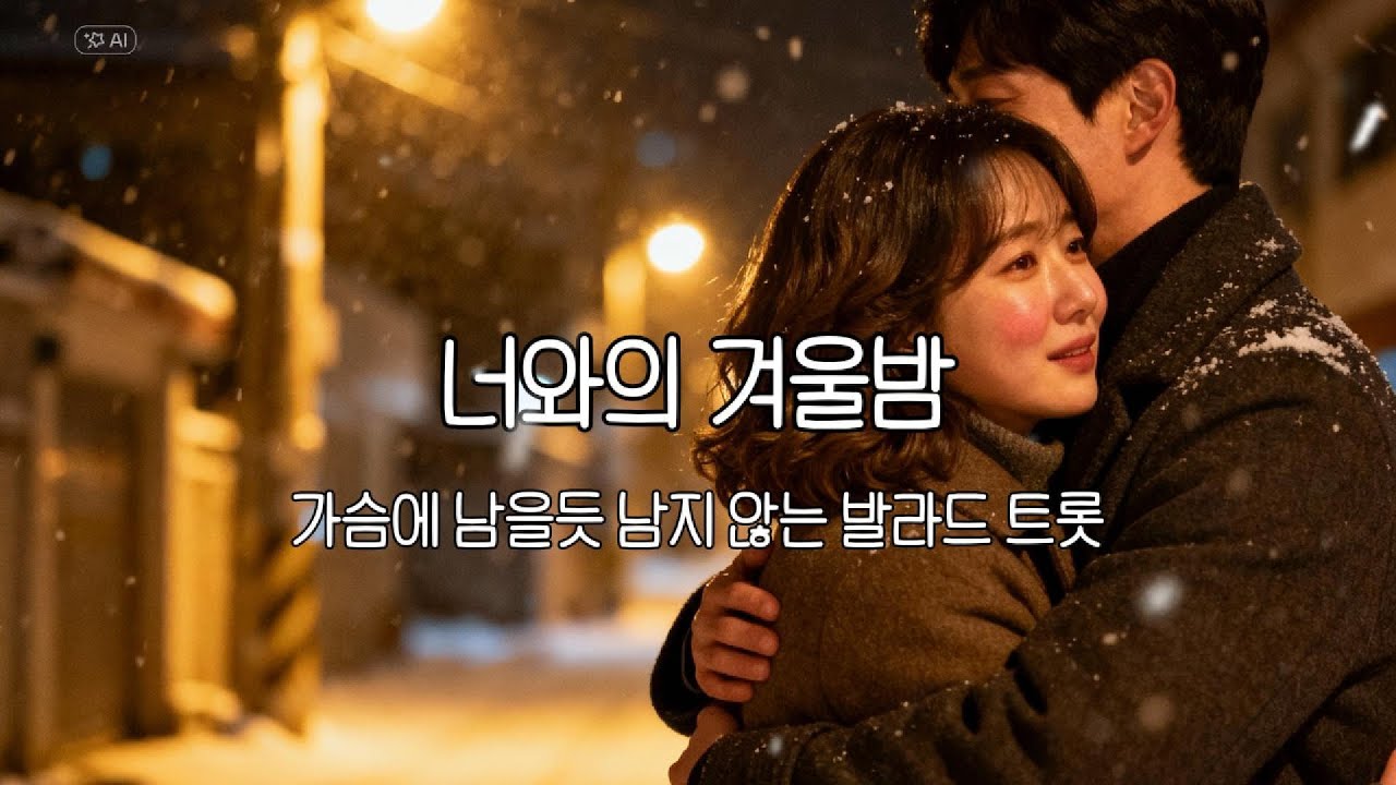 너와의 겨울밤 -  가슴에 남을듯 남지 않는 발라드 트로트