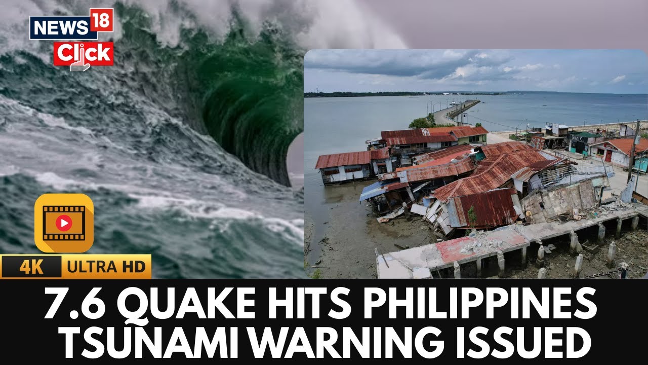 BREAKING: 7.6 Magnitude Earthquake Strikes Philippines — Tsunami Warning Issued! | Red Alert | 4K