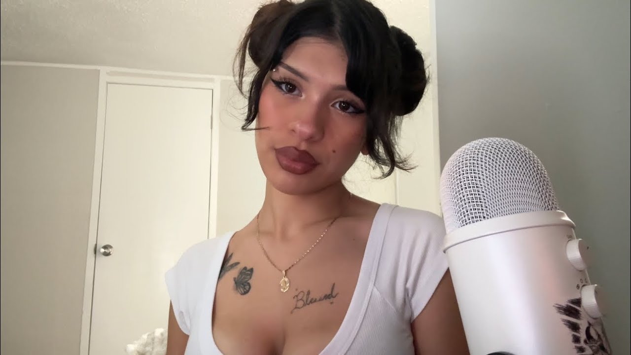 ASMR extreme personal attention (kisses, spit painting, comforting words)