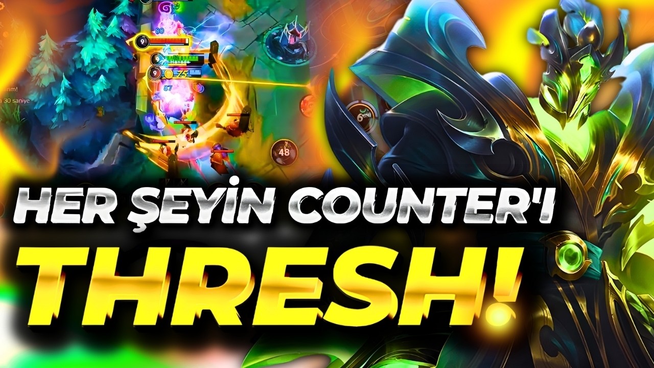 HER ŞEYİN CT'Sİ!!! CANLI YAYINDA THRESHLE RAKİBİ CT LEMEK / WILD RIFT THRESH GAMEPLAY