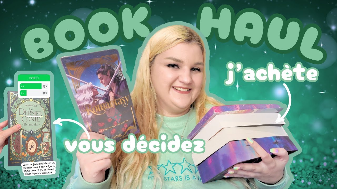 BOOK HAUL : VOUS DÉCIDEZ, J'ACHÈTE ! 📚