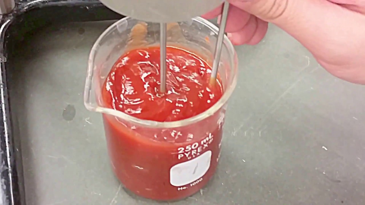Measuring Viscosity of Non-Newtonian Fluids Using A Brookfield DV-II+Pro Viscometer