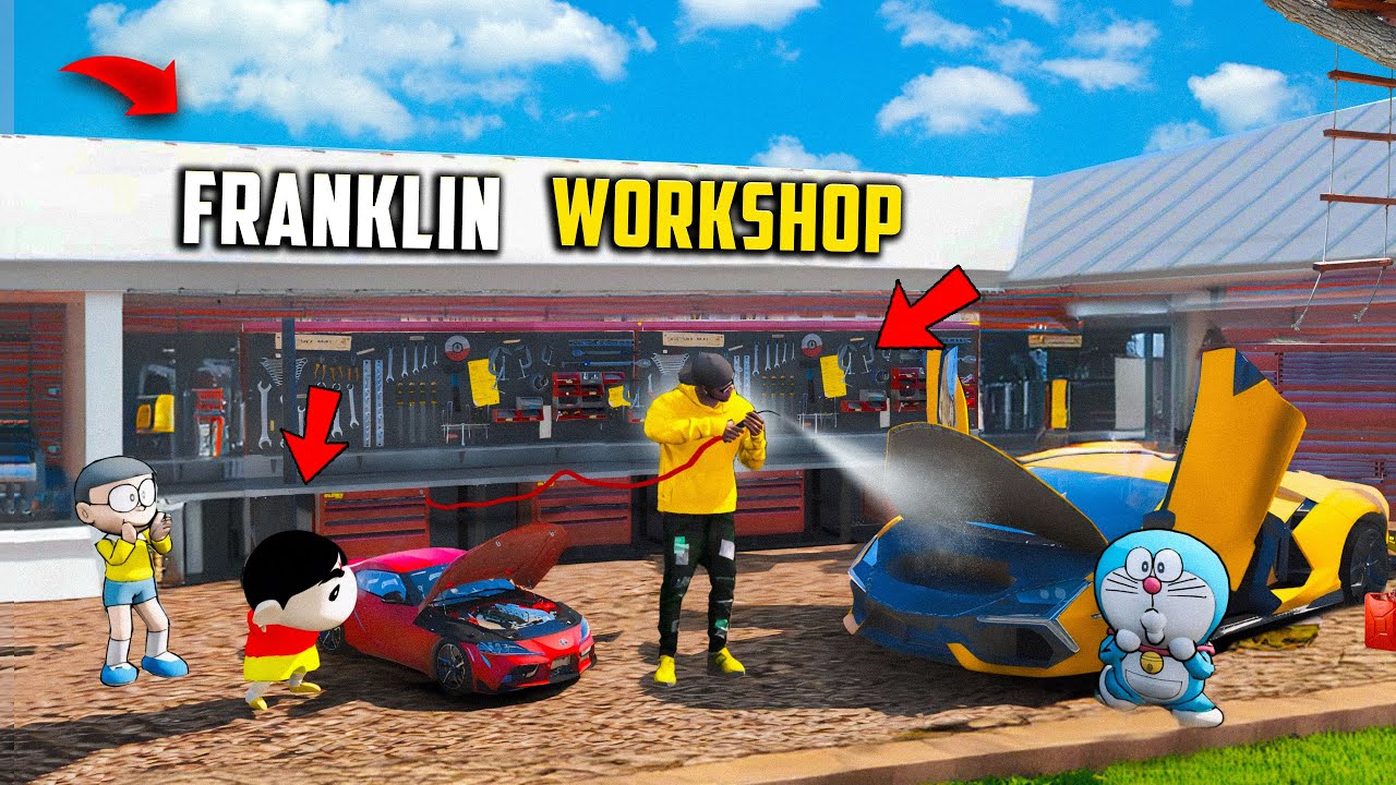 GTA V : Franklin Sell The 😱Most Luxury Supercars🚗 In His Workshop 🤑GTA 5 Telugu | TriStar18