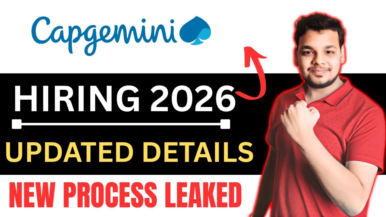 Capgemini Hiring 2026 | Capgemini Roles , Updated Pattern | Capgemini Hiring Update 2026