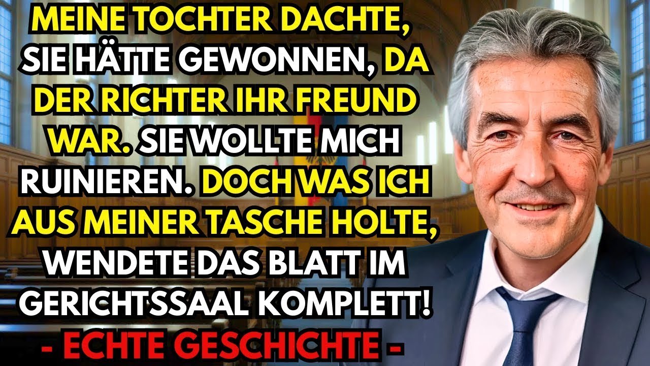 „Ich lasse dir nichts!“, sagte meine Tochter vor Gericht… Sie ahnte nicht, dass ich…